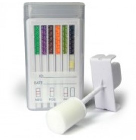 OralCube Saliva DOA Test for 5 Drugs AMP/COC/mAMP/OPI/THC